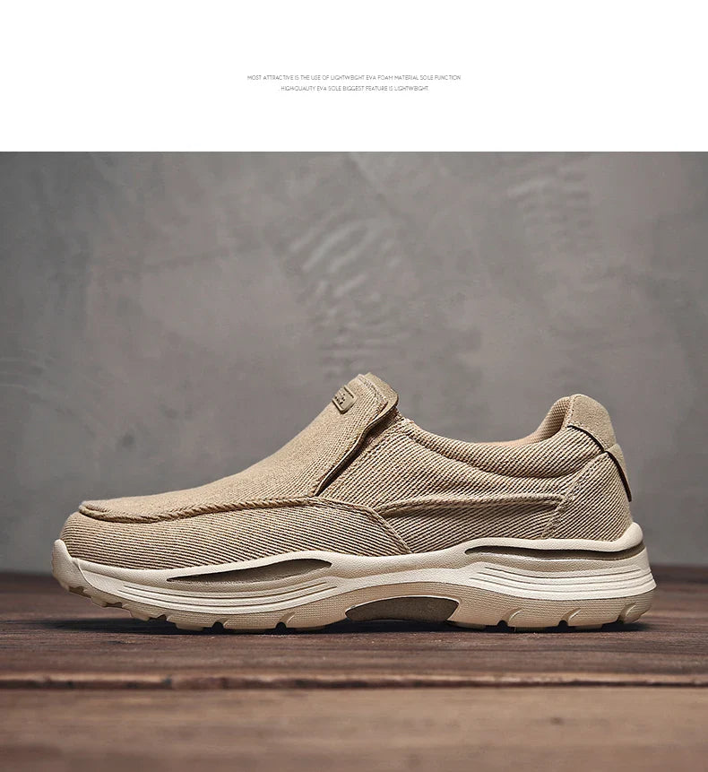 Men's Shoes Comfortable Canvas Shoes Breathable Loafers Men's Walking Sports Shoes Men's Trendy Casual Sports Shoes