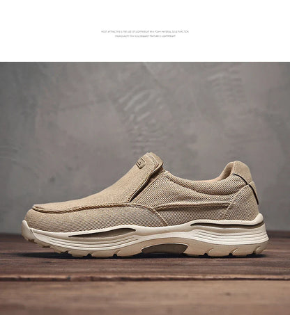 Men's Shoes Comfortable Canvas Shoes Breathable Loafers Men's Walking Sports Shoes Men's Trendy Casual Sports Shoes