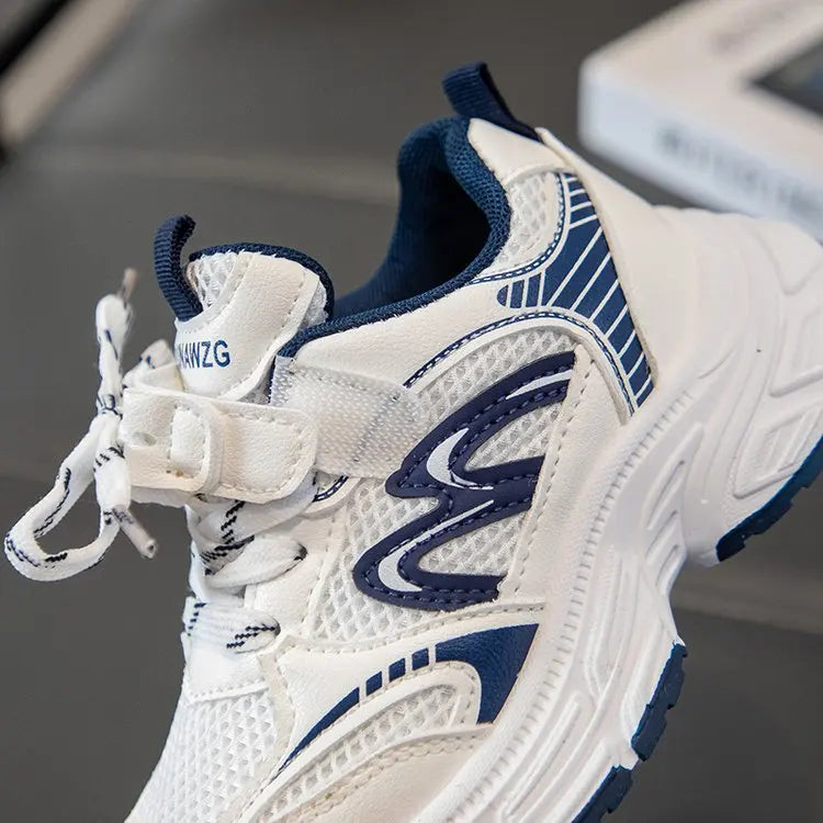 2026 Spring Autumn Children Chunky Mesh Sneakers Toddlers Boys Girls Casual Sports Shoes Patchwork School Kids Basketball Shoes