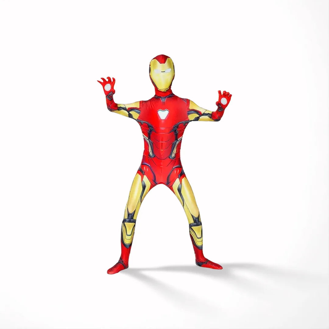 Children's Vision Costume High Quality Wanda Vision Cosplay Jumpsuit Halloween Party Superhero Bodysuit for Men