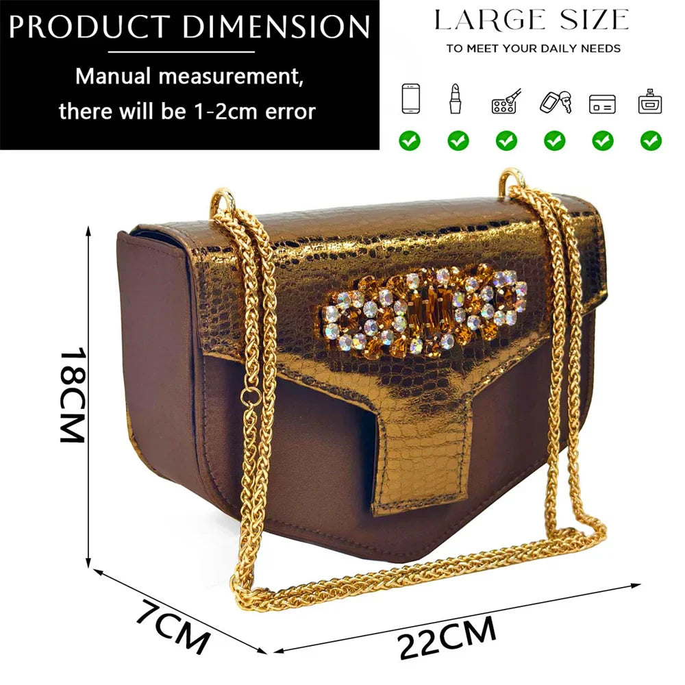 Italian Design Rhinestone-encrusted Ladies Party Shoes And Special Bag High Heels And Dual Purpose Bag Women's Shoes
