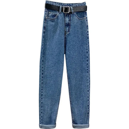 High Waist Harlan Denim Jeans Women's Fashion Loose Pants