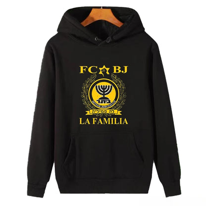 Premium La Familia Beitar hoodies Soccers Funny Fashion graphic Hooded sweatshirts Jerusalem High Quality thick sweater hoodie