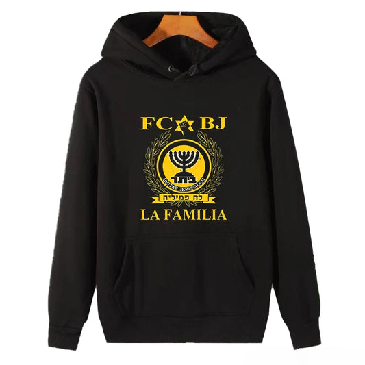 Premium La Familia Beitar hoodies Soccers Funny Fashion graphic Hooded sweatshirts Jerusalem High Quality thick sweater hoodie
