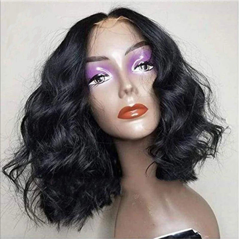 Best Double Drawn Short Bob Wigs Raw Vietnamese Virgin Hair Glueless Body Wave Human Hair Lace Frontal Pre Cut 13x4 Hd Lace Wig