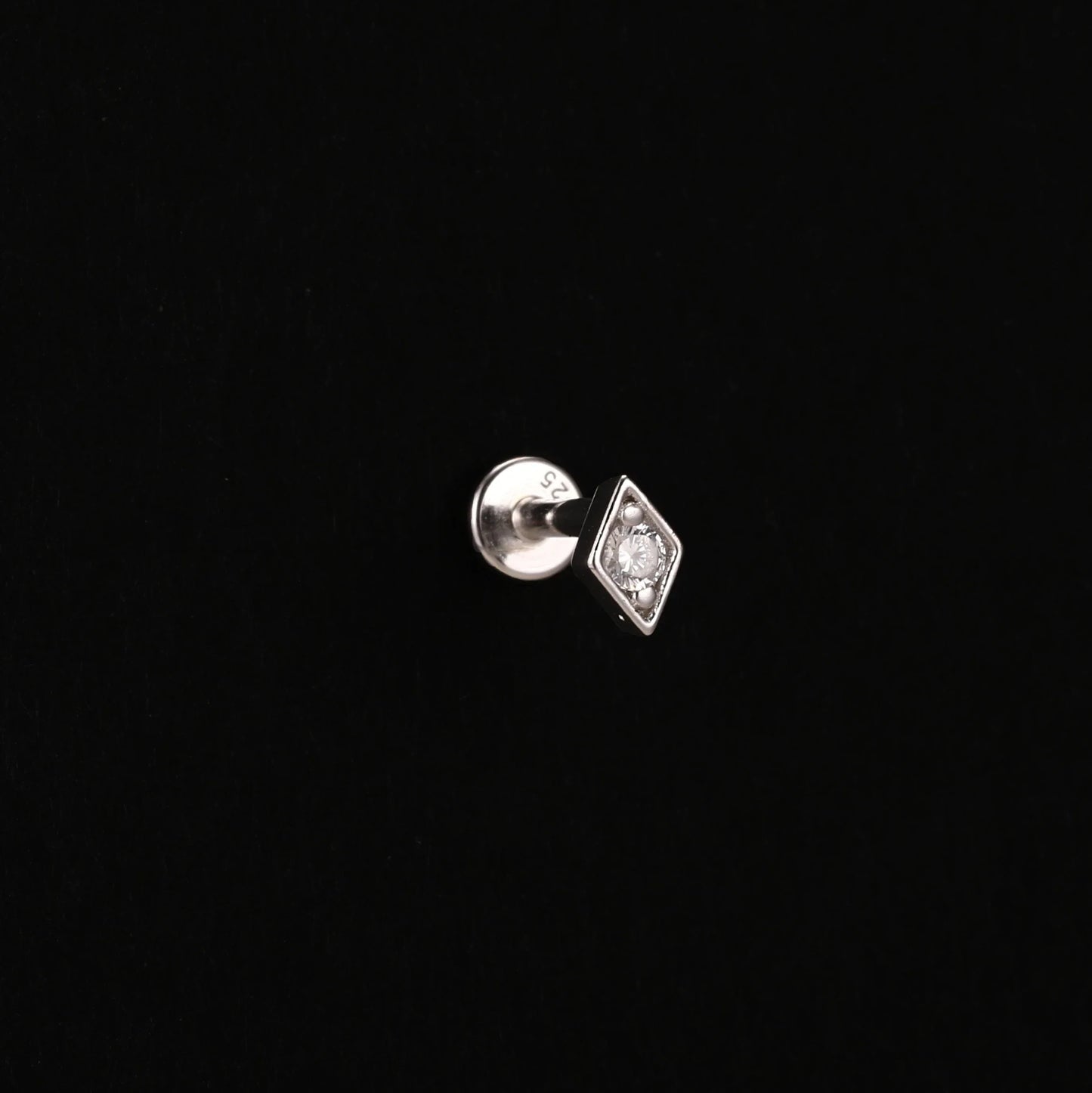 Heart Round Ball Flat Helix Piercing Earring 925 Sterling Silver Ear Studs Geometric Zircon Exquisite Trinket Studs Aretes