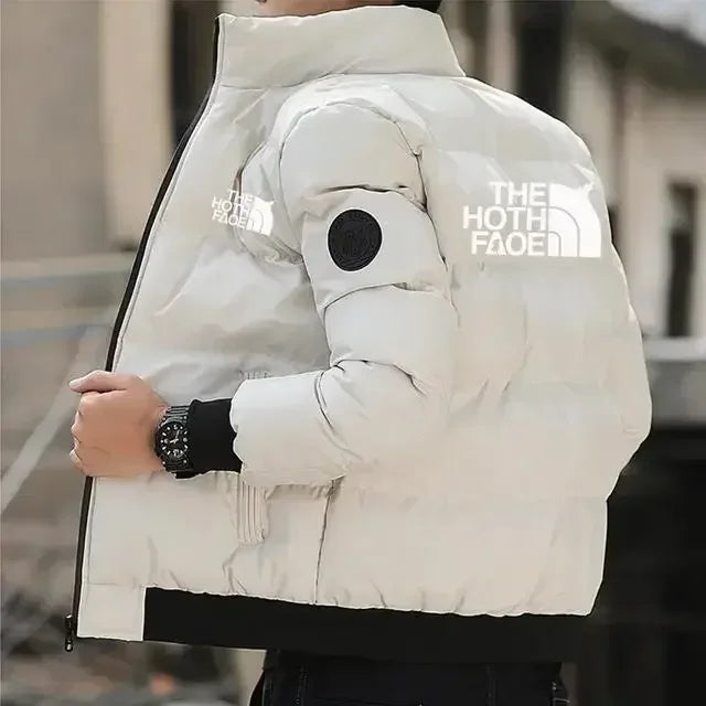 Fashionable thick jacket for men, new warm and waterproof parka coat for autumn and winter, casual and fashionable jacket for me
