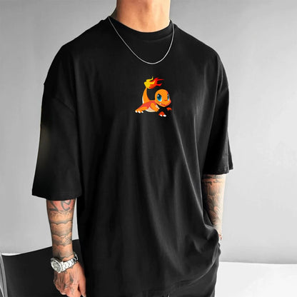 Printing Short-sleeved T-shirt Men's Women's 2025 Summer Fashion Street Top
