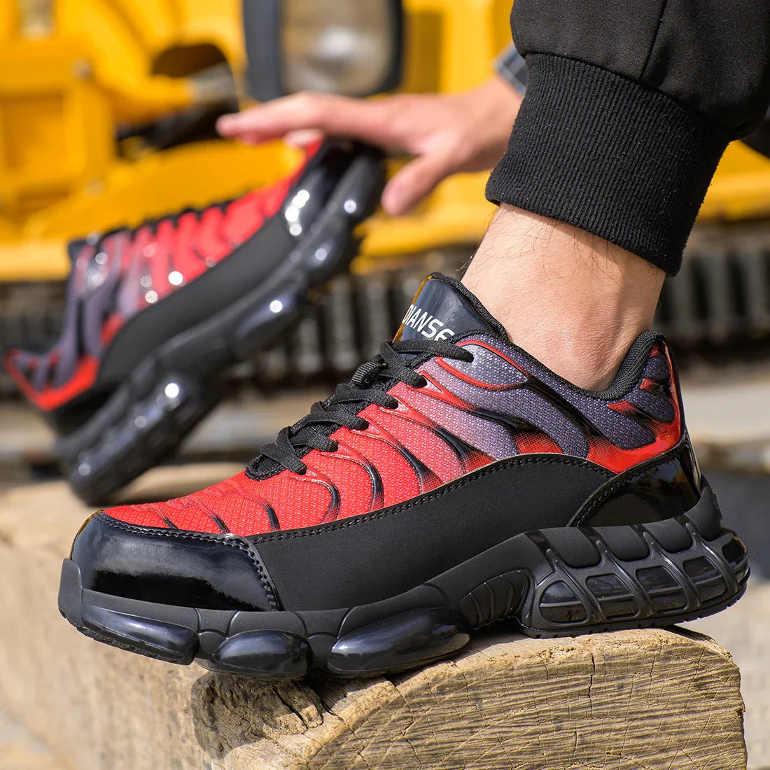 Men Work Sneakers Safety Shoes Indestructible Anti-smash Puncture-proof Protective Shoes Anti Shock Boots Steel Toe Shoes