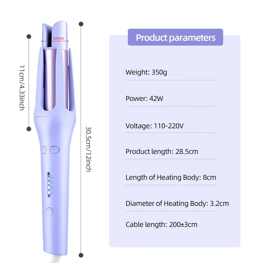 32mm Automatic Curling Iron Automatic Rotating Ceramic Curler Professional Curling Iron Curling Iron Curler
