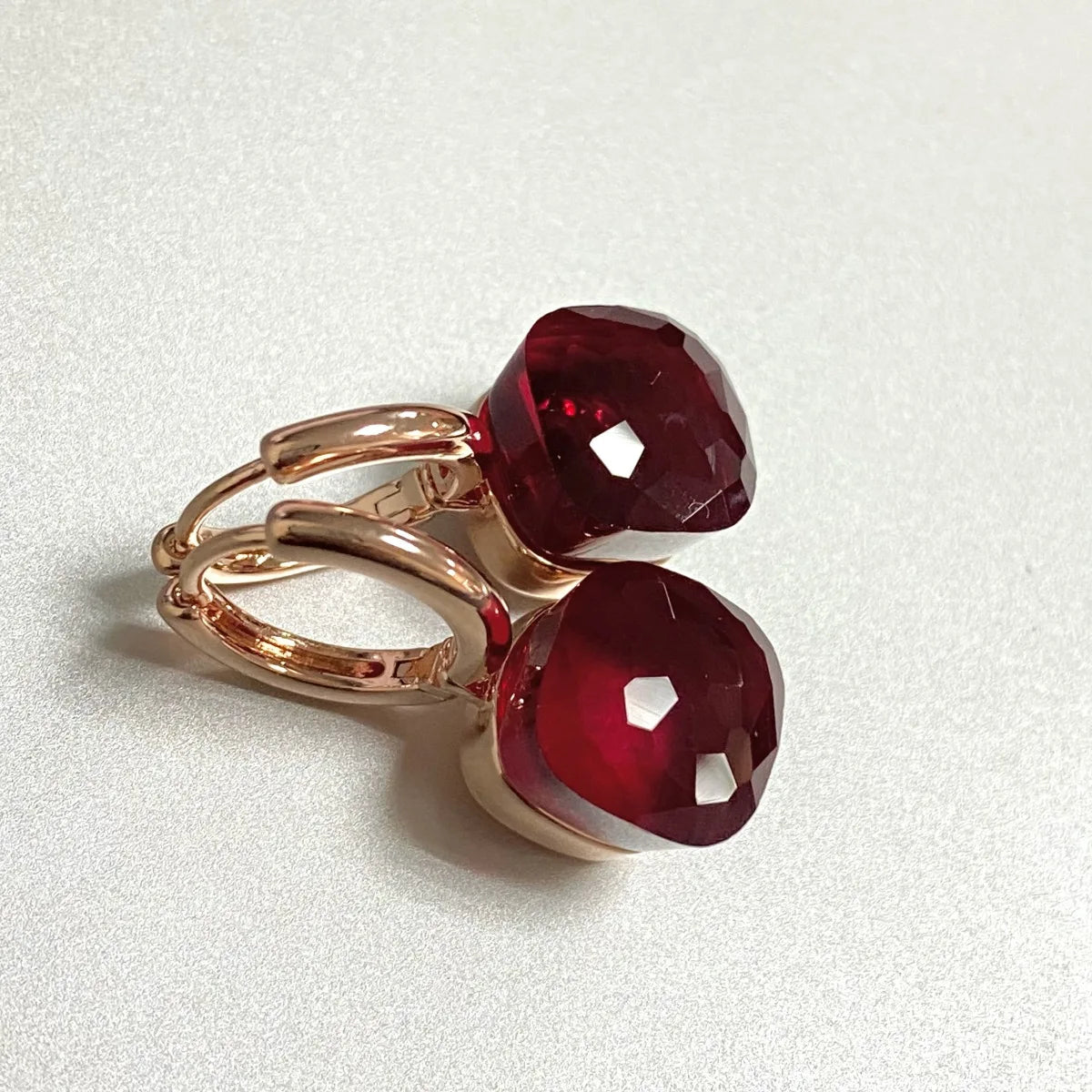 Classic Earrings For Women Amethyst Crystal Earrings Copper With Gold Plated Square Candy Colors Earrings Fashion Jewelry