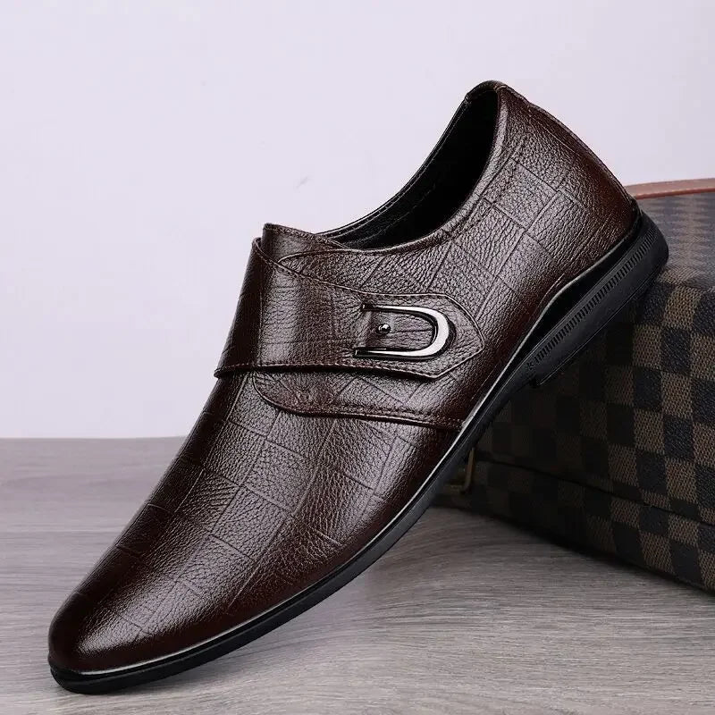Round Toe High Quality Fashion Spring Autumn Men's Formal Shoes Luxury Designer Cheap Liquidation 2025 Style 39 Social Shoe Male