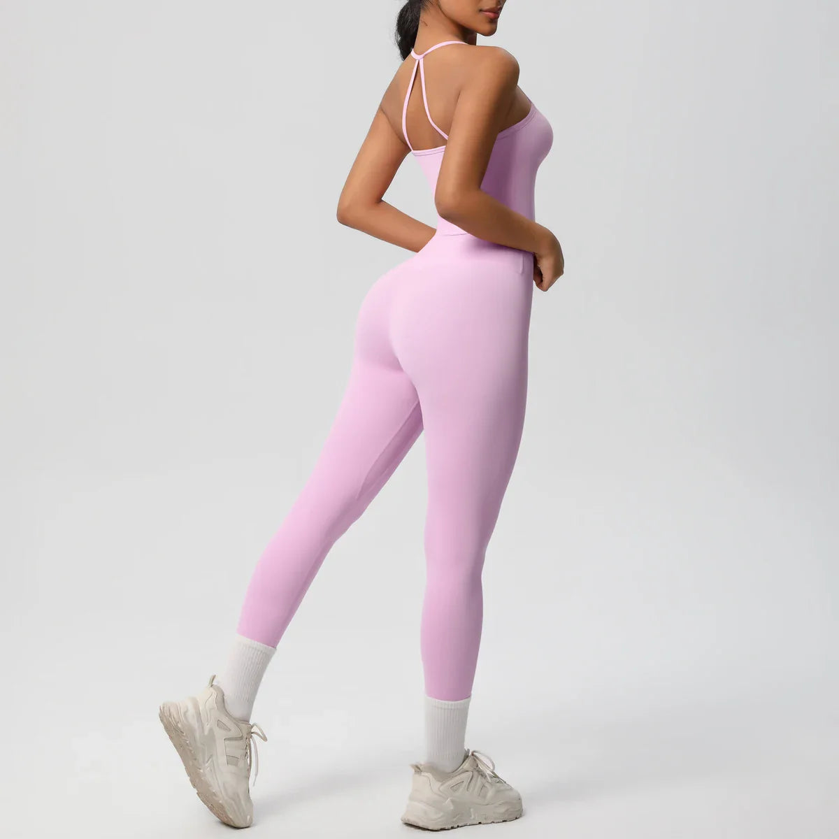 Halter Yoga Top Set Fitness Gym Suit Training Sleeveless Sport Gym Tops Crossover Back Sports Underwear  Tummy Control Slimming