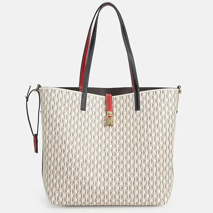 CH Elegante Luxo Leve Prática Com Bolsas Cor Pura Simples Grande Capacidade Casual Resistente Marca Bolsa Feminina Bolsa de Ombro