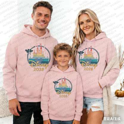 Trip Printed Hoodie Parent-child Fashion Cotton Warm Sweatshirt Loose Casual Coat Unisex