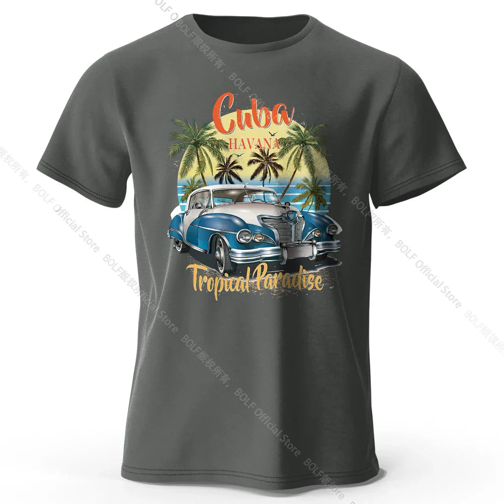 Seaside Market Medal Printed Unisex Men Women T-Shirt Tees Tops 100% Cotton Anchor Graphic Coastal Souvenir Wear