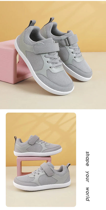 New Boys Girls Sneakers Kids Wide Barefoot Shoes Naturally Splay Shoes Minimalist Barefoot Shoes Toddler Little Big Kid Casual