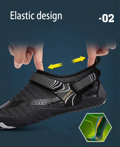 Unisex  Aqua Shoes Quick Dry Beach Shoes Men Breathable Sneakers Barefoot Upstream Water Shoes Women Swimming Sport Shoe