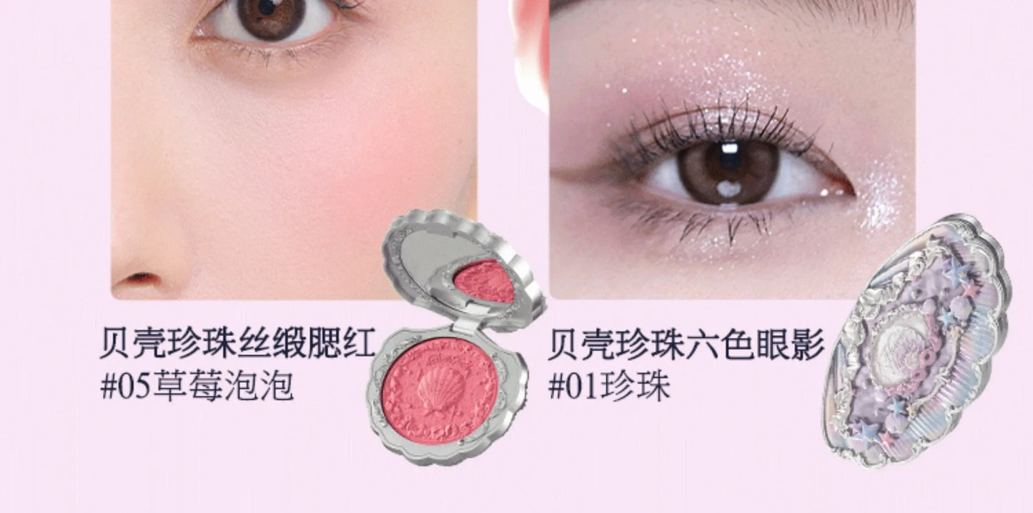 Gift Box Makeup Set Little Angel Full Box Lip Glaze Blusher Shell Jewelry Flower Know Birthday Gift Kit