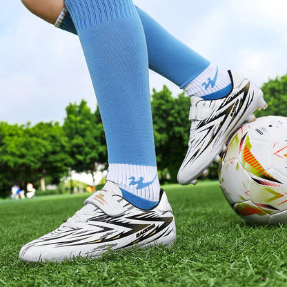 New Football Shoes Children Non Slip Society Cleats Soccer Shoes Kids Indoor Football Field Boots Fast Professional Sneaker28-39
