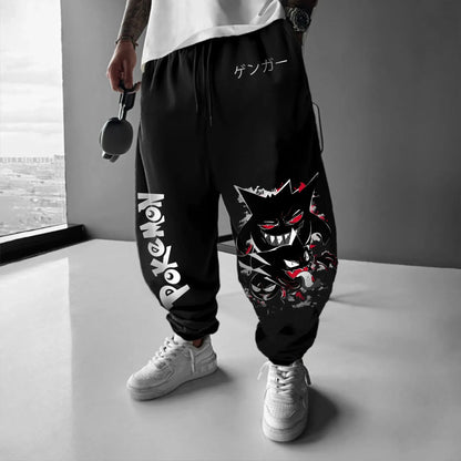 Animation Derivatives Gengar Printing Men's and Women's Summer Fashion Oversize T-shirt、Hoodie、Shorts and Sweatpants