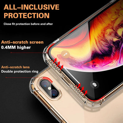 Full Protect Phone Case Shockproof Silicone For iPhone 15 14 X Xr Xs Max 12 11 Pro Max 8 7 6s Plus SE 2022 Silicone 2023 Cover