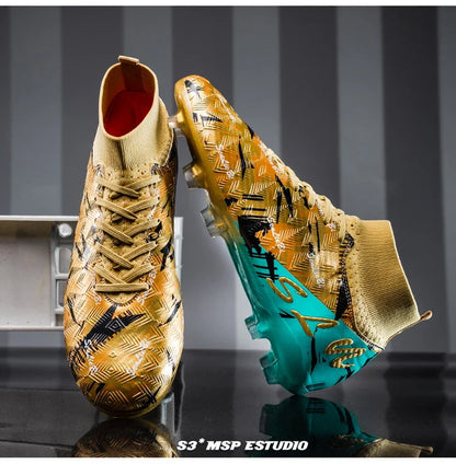 Professional Football Boots Men Soccer Shoes Society Football Cleats FG Lightweight Training Soccer Sneakers Outdoor Sports Shoe