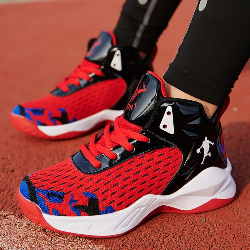 2024 New Children's Basketball Shoes for Boys Non-slip Kids Sport Shoes Wear-resistant Outdoor Kids Girls Sneakers Trainers