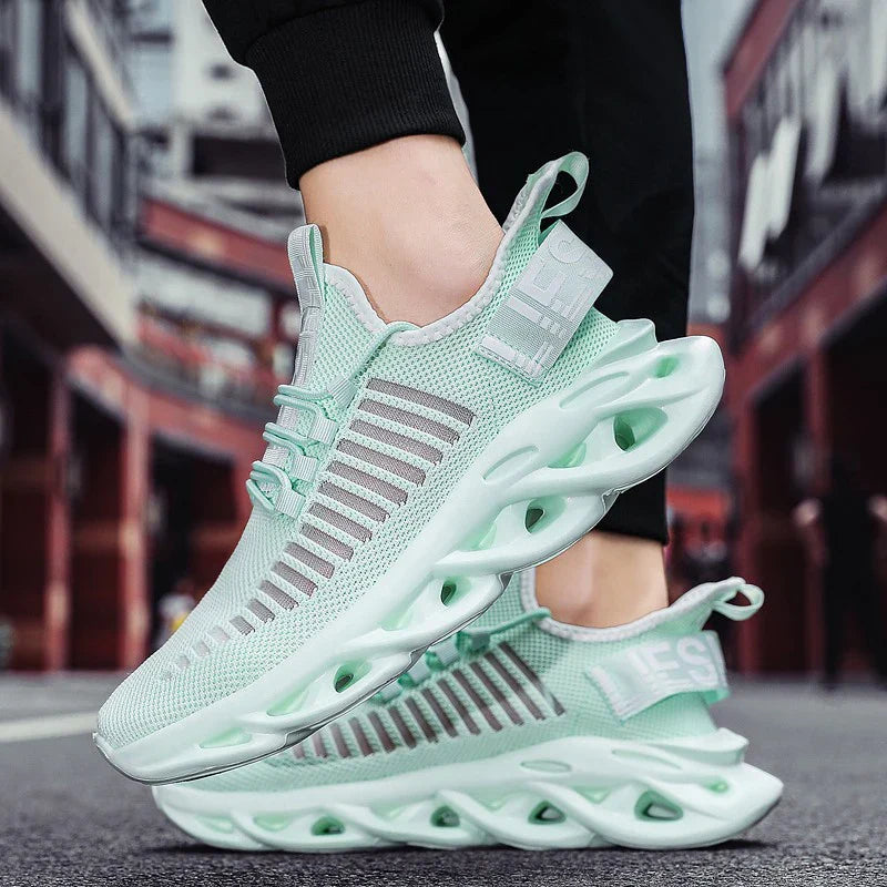 Men Shoes Comfortable Unisex Sneakers Breathable Couple Running Shoes Women Tenis Sports Shoe Size 36-46 White Walking Sneakers