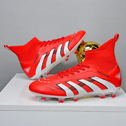 New Men Match Professional Football Boots Non-Slip TF/FG Soccer Shoes Boys Sneakers Comfortable Ankle Sports Shoes Unisex