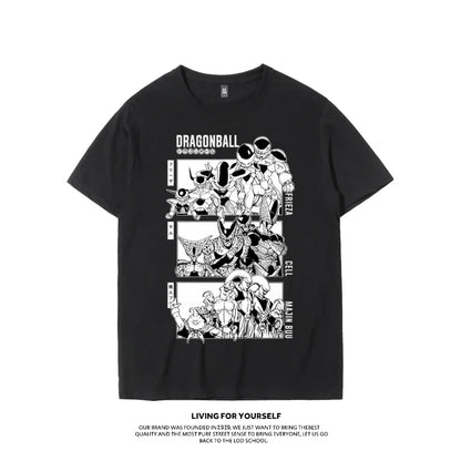 Printed Short Sleeve T-shirt Men's and Women's Fashion Loose Cotton Top