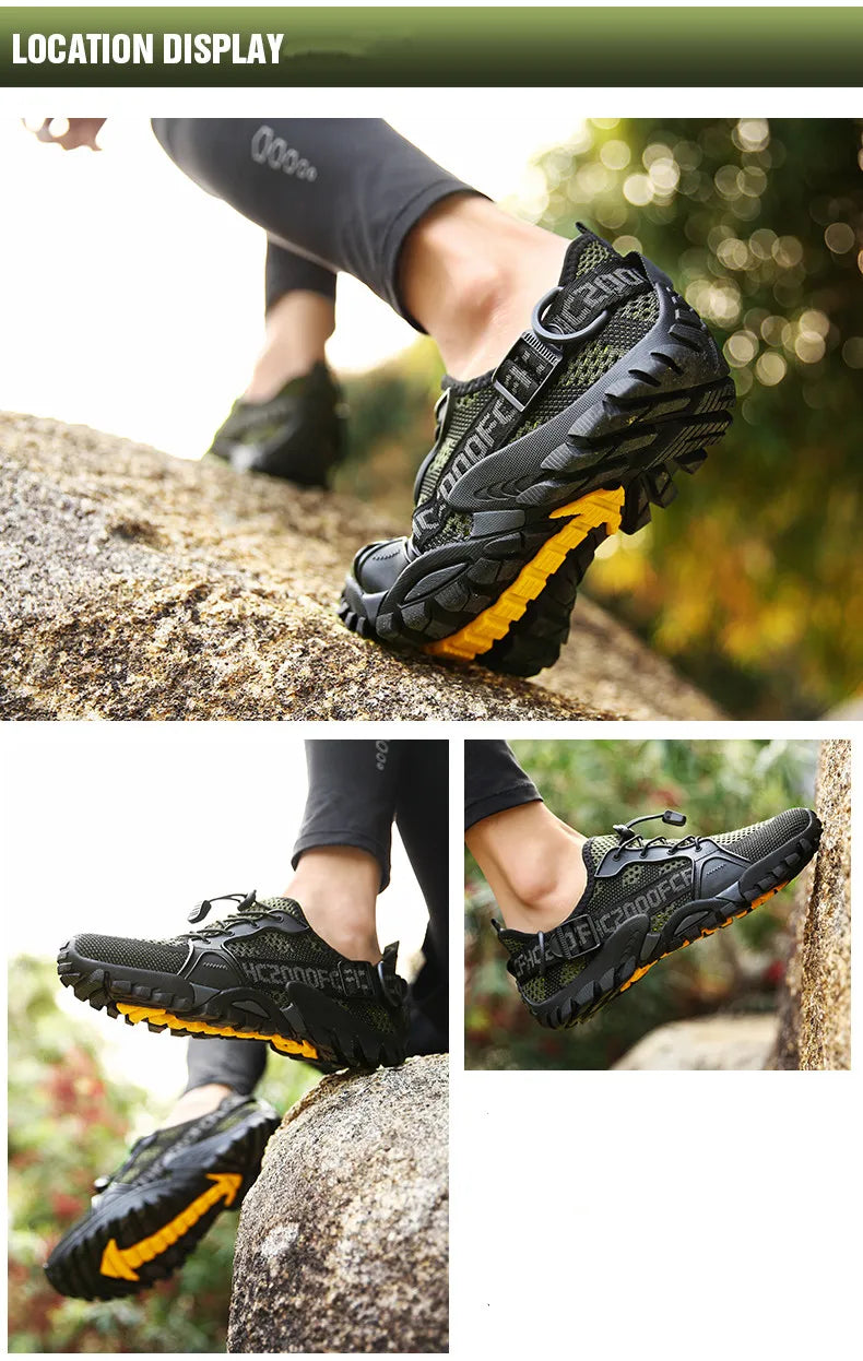 Summer Hiking Shoes Unisex Wading Shoes Mens Water Hiking Boots Women Aqua Shoe Mountain Climbing Quick-Dry