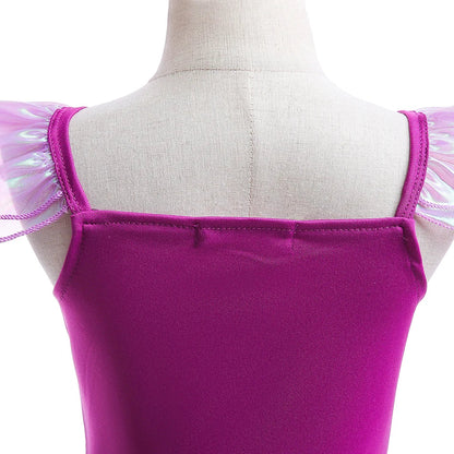 Summer Mermaid Dress Girls Kids Cosplay Dresses Princess Costume Perform Clothes Birthday Party Halloween Clothing