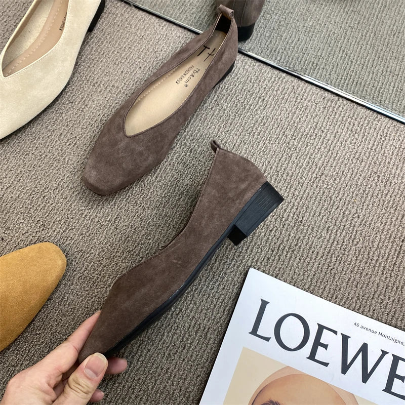 Spring and Autumn Fashionable Comfortable Versatile Wear-resistant Casual Low Heel Shoes Leopard Print Shoes Large Size 36-42
