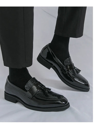 Classic Social Formal Leather Shoes Men Party Leather Casual Business Shoes Men Leather Loafers High Quality Men's Dress Shoes