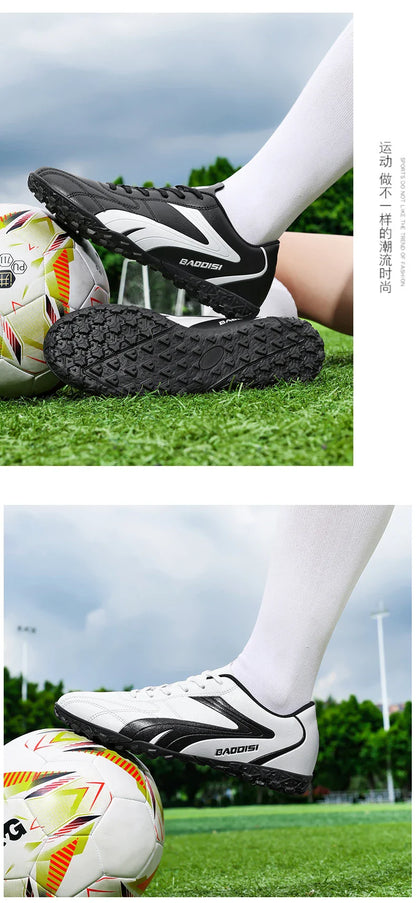 Mens Soccer Shoes Women Adults Society Football Cleats Ultralight Training Soccer Sneakers Outdoor Professional Football Boots