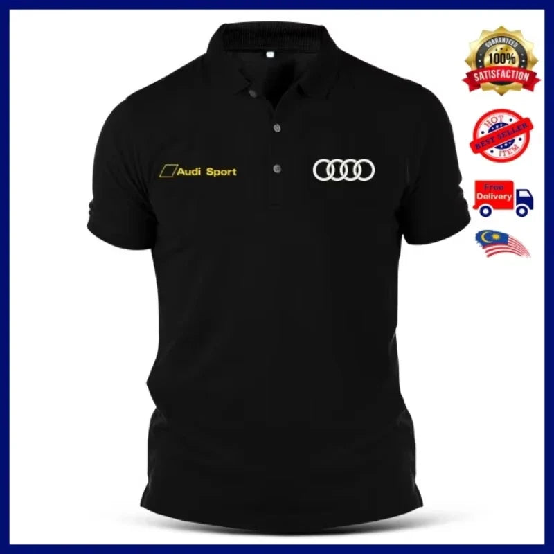 Motorsport  Sport RS S Line Racing Polo T-Shirt Cotton T-Shirt Men's Baju Pakistan T-Shirt Casual