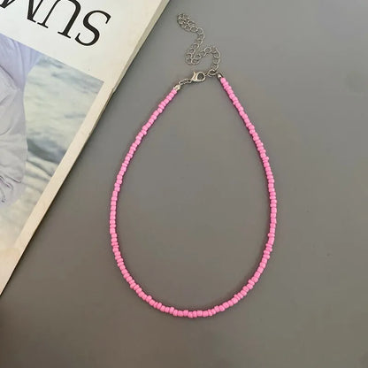 Choker Chain Fashion  Charm Collar Colorful Handmade Colar Collar Necklace Jewelry Femme