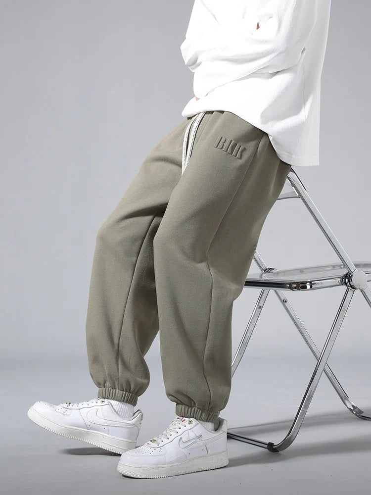 Men's Jogger Cotton/Polyester Sweatpants Big Size 8XL 7XL 6XL Sports Baggy Pants Sting Banding  Hip Hop Loose Harem Trousers