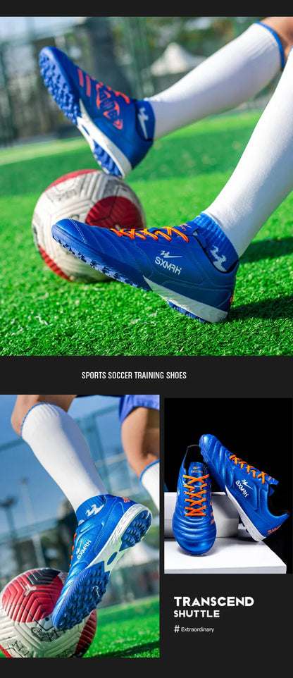 Double Star TF Turf Studs Football Shoes 33-45 Size Breathable Non-slip Outdoor Lawn Youth Professional Soccer Cleats