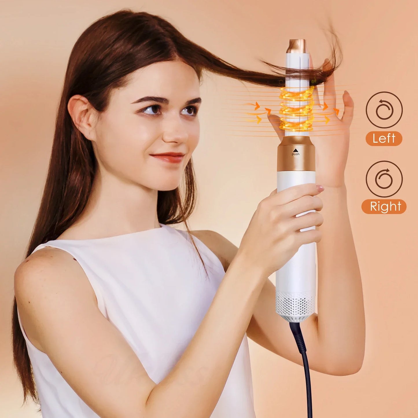 5-in-1 Hair Styling Kit Multi-Function Curling Iron Straightener Hot Air Brush Quick Styling Hair Care Beauty Tools