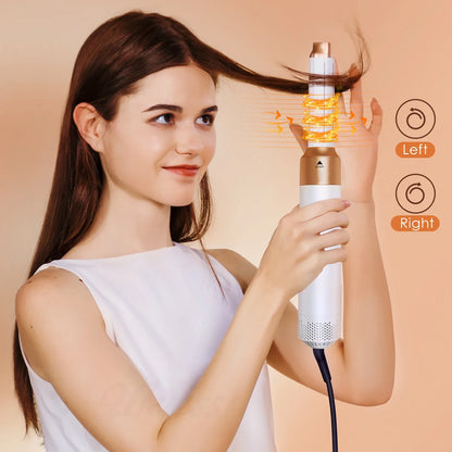 5-in-1 Hair Styling Kit Multi-Function Curling Iron Straightener Hot Air Brush Quick Styling Hair Care Beauty Tools