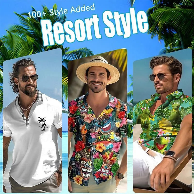 Men's Summer Quick Dry Beach Pants Casual Fitness Shorts Breathable Board Shorts Patchwork Printed Plus Size Swimming Shorts