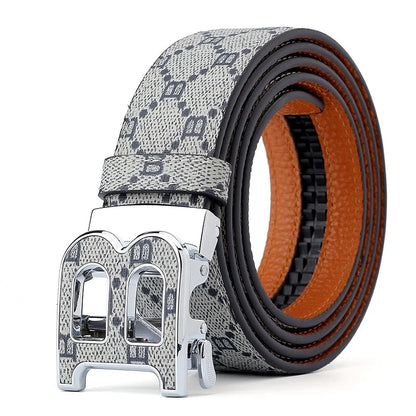 Men's Belt Luxury Brand Alloy Metal Buckle Designer Canvas Leather Belts men
