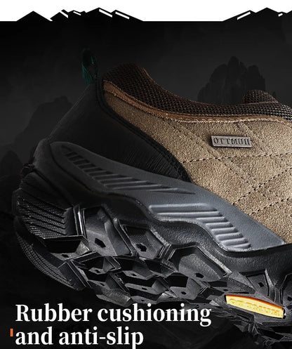 Hiking Shoes Mens Luxury Designer Winter Climbing Trekking Sneakers for Men Leather Outdoor Sports Work Man Shoes