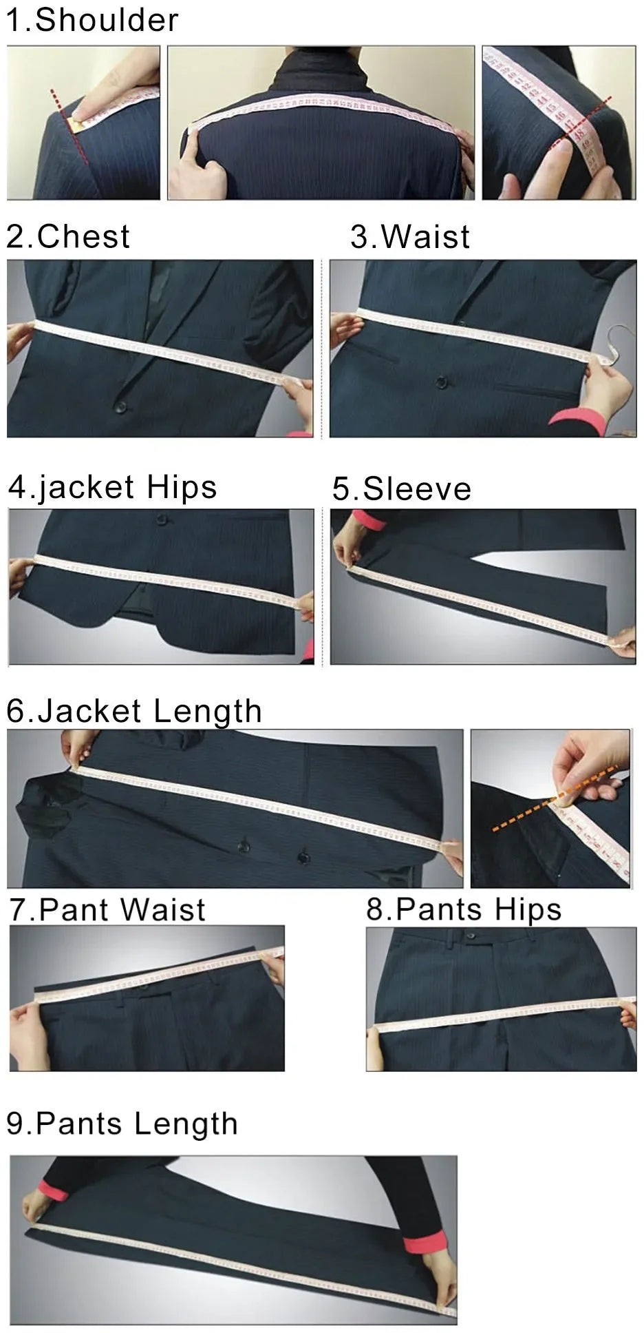 Men's black 3-piece slim fit elegant formal casual 3-piece set jacket vest pants business wedding dance regular sports jacket