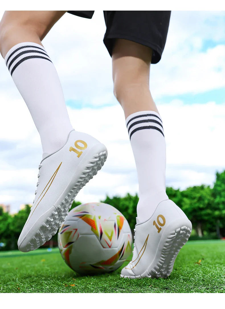 New Men Football Boots Sport Breathable Grass Professional Soccer Shoes High-quality Training Hot-selling Kids Unisex Students