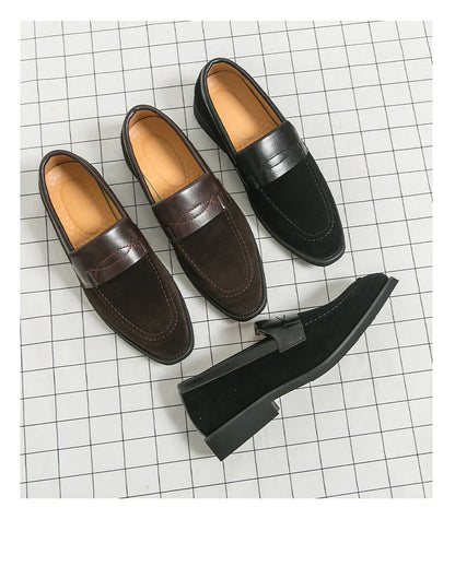 Men's Dress Shoes Classic Slip On Casual Business Loafers For Men High Quality Party Social Leather Shoes Man Formal Loafers