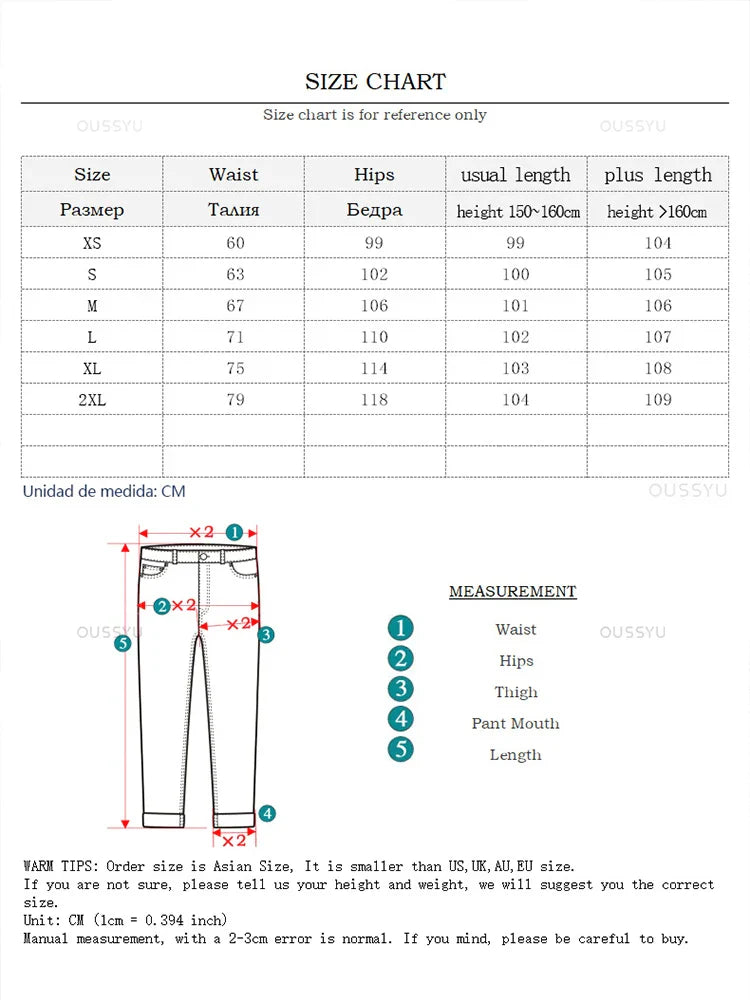 Loose Wide Leg Elastic Waist Pants Fashion Casual Trousers