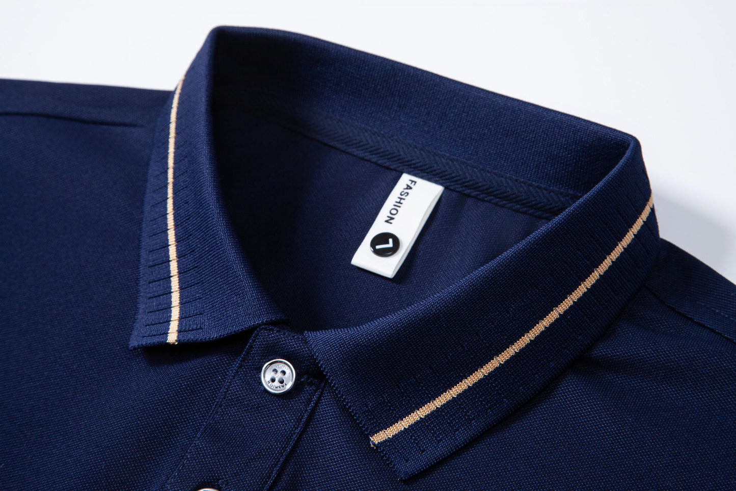 New men's T-shirt classic short sleeved polo shirt summer top casual T-shirt button collar oversized casual polo shirt